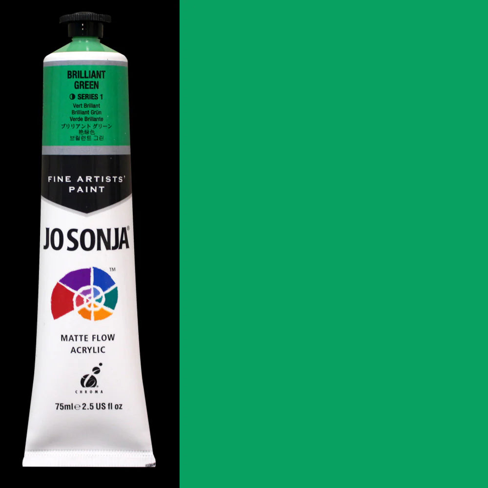 Jo sonja acrylic paint Brilliant Green Series 1