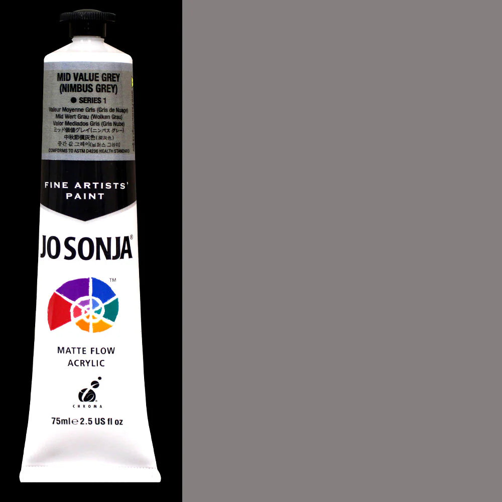 Jo Sonja Acrylic Paint Nimbus Grey Series 1