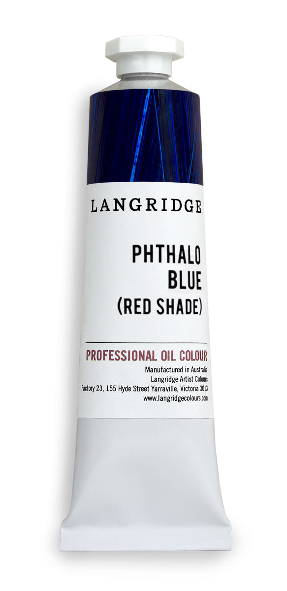 langridge Phthalo blue (red shade) oil paint