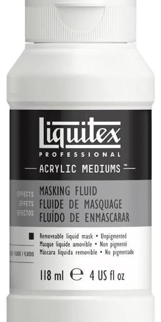 Liquitex acrylic mediums masking fluid - 118ml