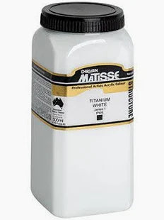 Matisse Structure acrylic paint - Titanium White - 500ml