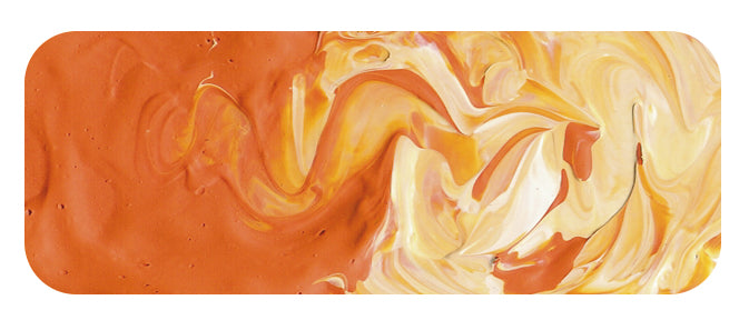 Matisse Structure acrylic paint cadmium orange deep colour swatch