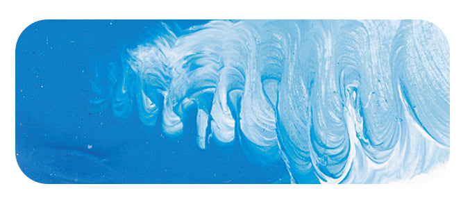 matisse structure acrylic paint colour swatch - cerulean blue