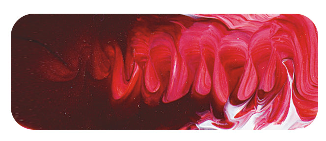 Matisse colour swatch - deep rose madder acrylic paint structure