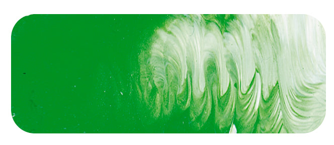 matisse structure acrylic paint -permanent green light colour swatch