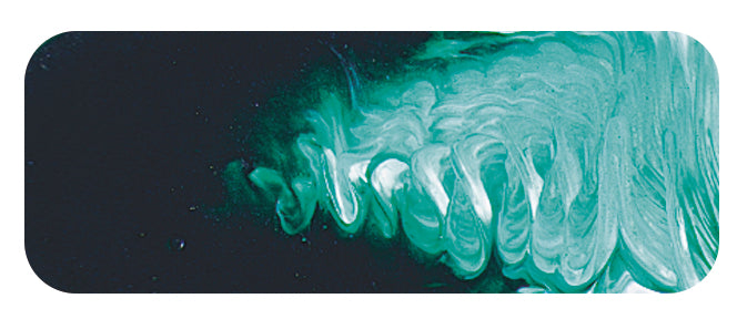 Matisse structure acrylic paint phthalo green colour swatch