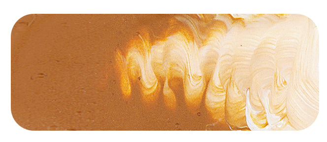 Matisse sculpture acrylic paint - raw sienna - colour swatch