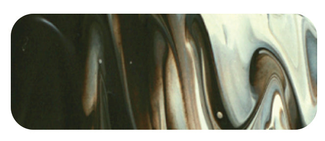 Matisse structure acrylic paint - raw umber deep colour swatch