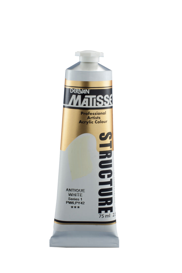Matisse Structure Acrylic Paint - Antique White - 75ml - series 1
