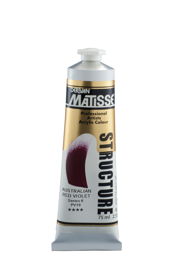 Matisse Structure acrylic paint - Australian Red Violet - 75ml - Series 6