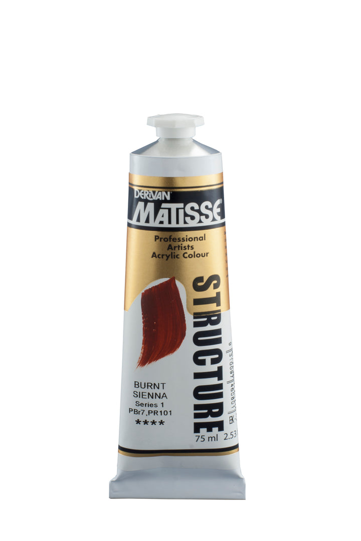 Matisse Structure - Burnt Sienna - 75ml - Series 1 - Duthy Street Art Supplies