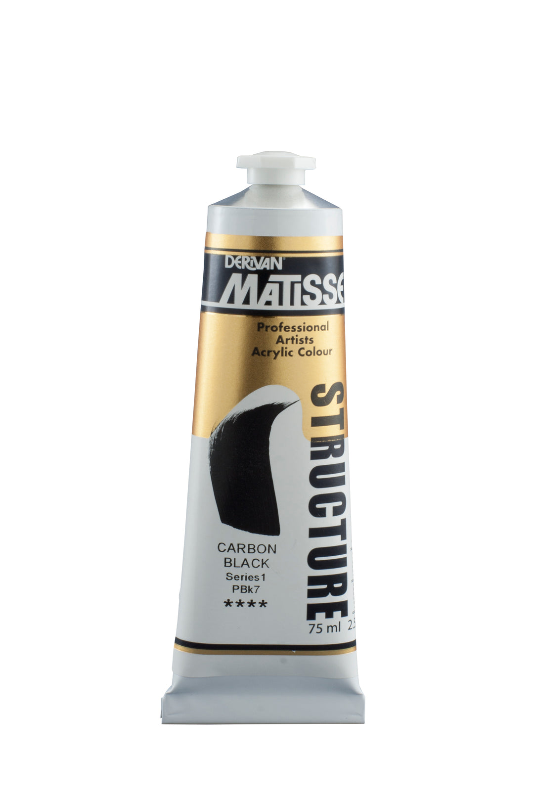 Matisse Structure Acrylic Paint - Carbon Black - 75ml - Series 1