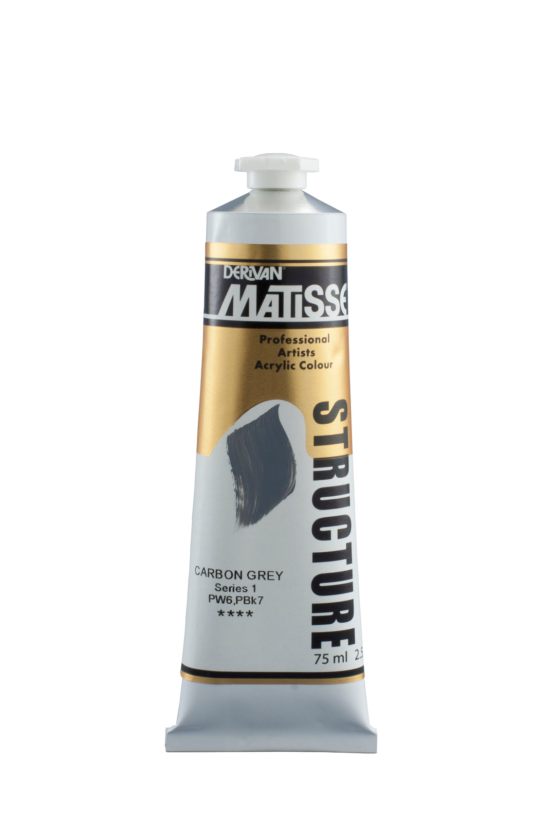 Matisse Structure Acrylic paint - Carbon Grey - 75ml- Series 1