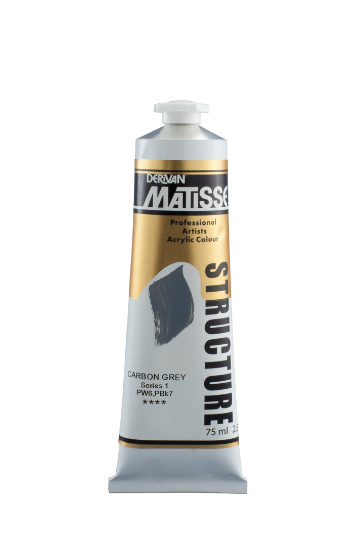 Matisse Structure Acrylic paint - Carbon Grey - 75ml- Series 1