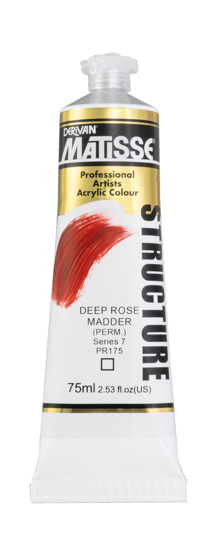 Matisse Structure Acrylic paint - deep rose madder - 75ml