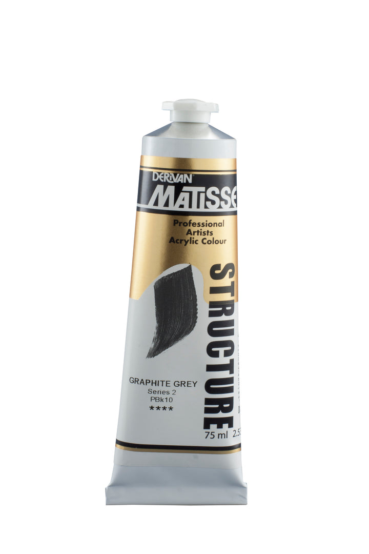 Matisse Structure Acrylic Paint tube - Graphite Grey - 75ml