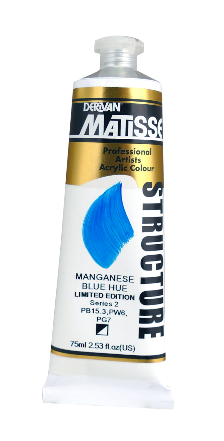 Matisse Structure acrylic paint - Manganese blue hue limited edition series 2 - 75ml