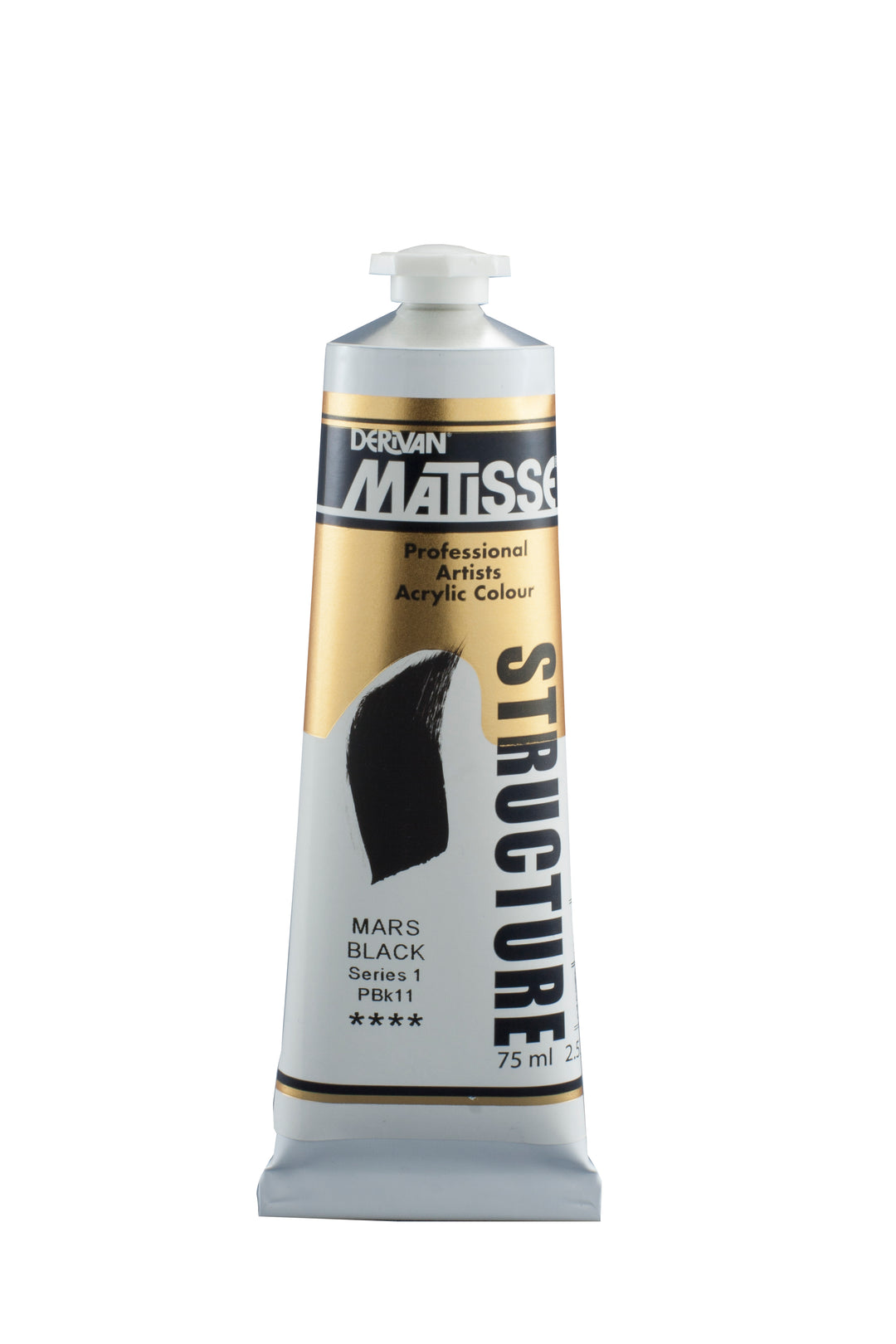 Matisse sculpture acrylic paint - mars black 75ml