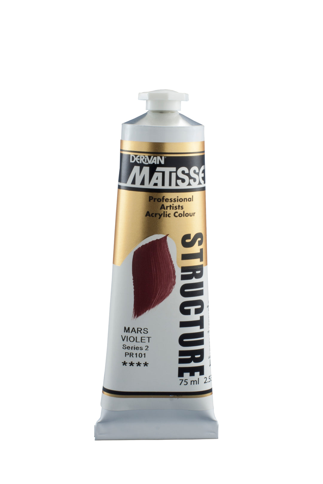 Matisse Structure acrylic paint tube - mars violet - 75ml