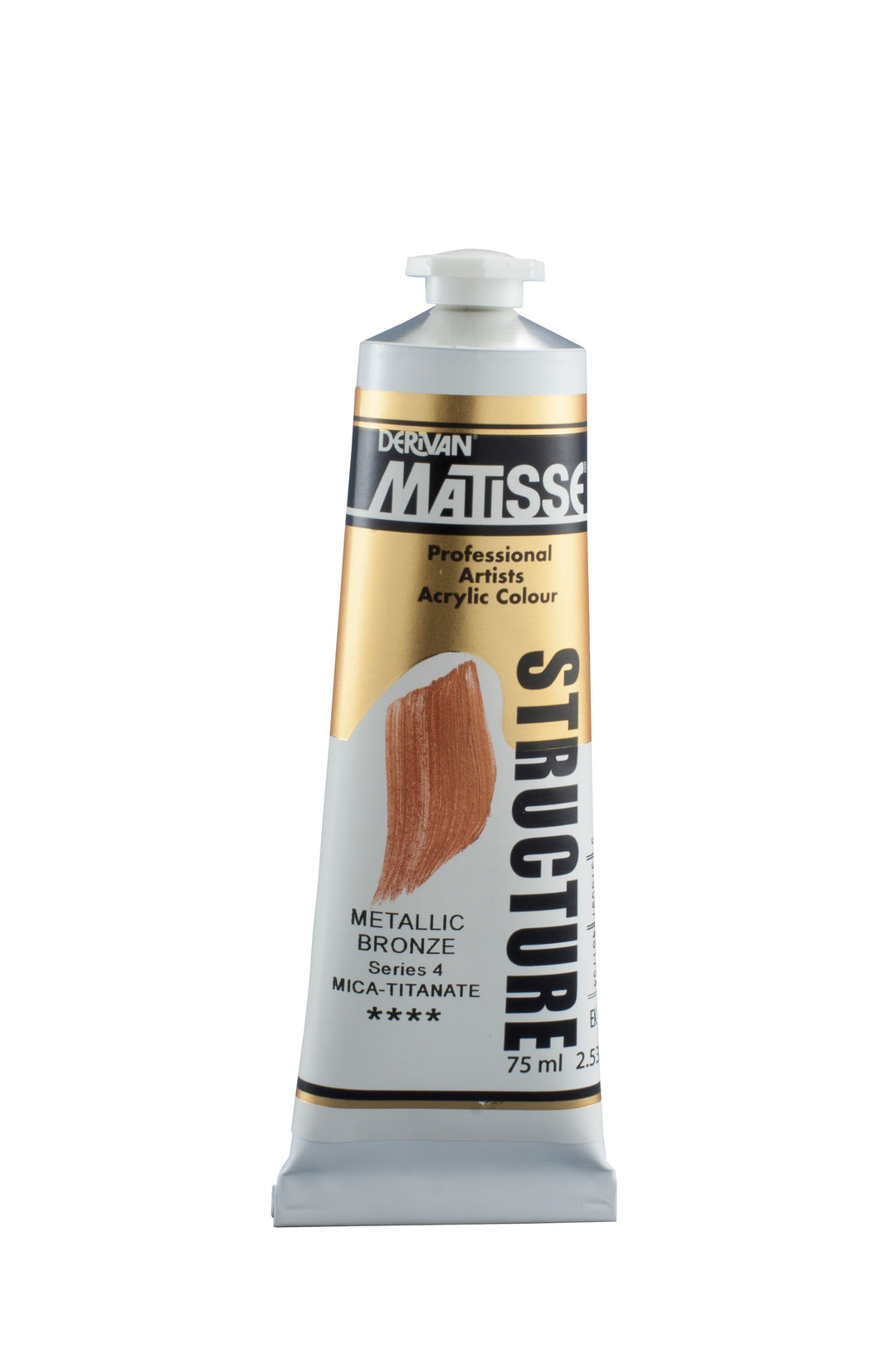 Matisse Sculpture acrylic paint - metallic bronze - 75ml