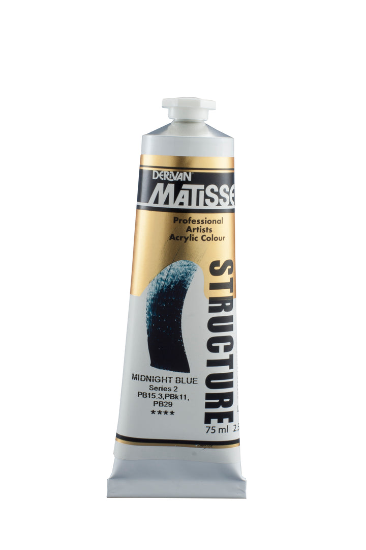 Matisse Acrylic Structure Paint - midnight blue-5ml