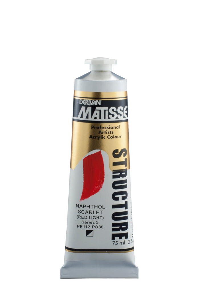 matisse structure naphthol scarlet red light - 75ml
