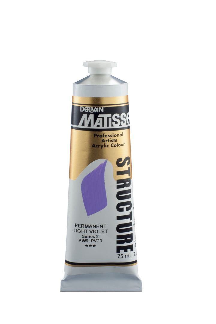 Matisse Structure - Permanent Light Violet acrylic paint - 75ml