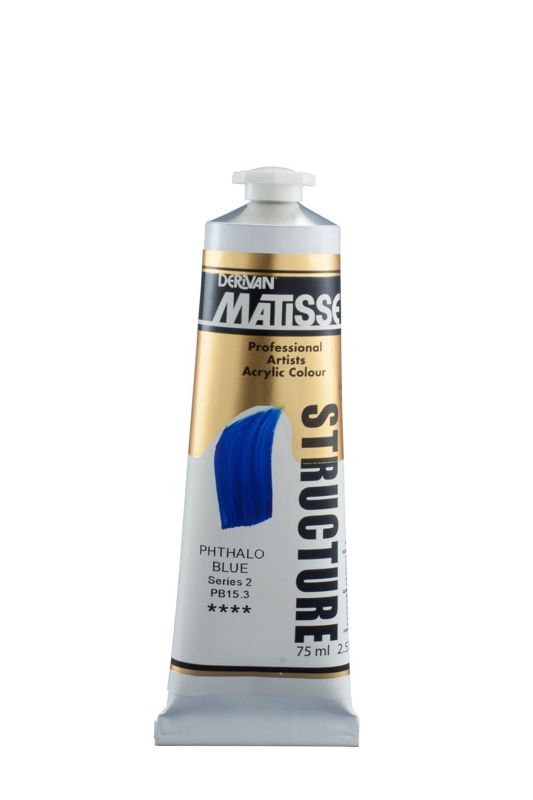 Matisse structure acrylic paint - phthalo blue - 75ml