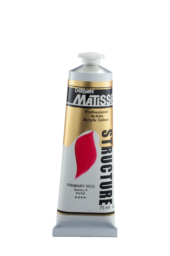 Matisse Structure acrylic paint - Primary Red - 75ml