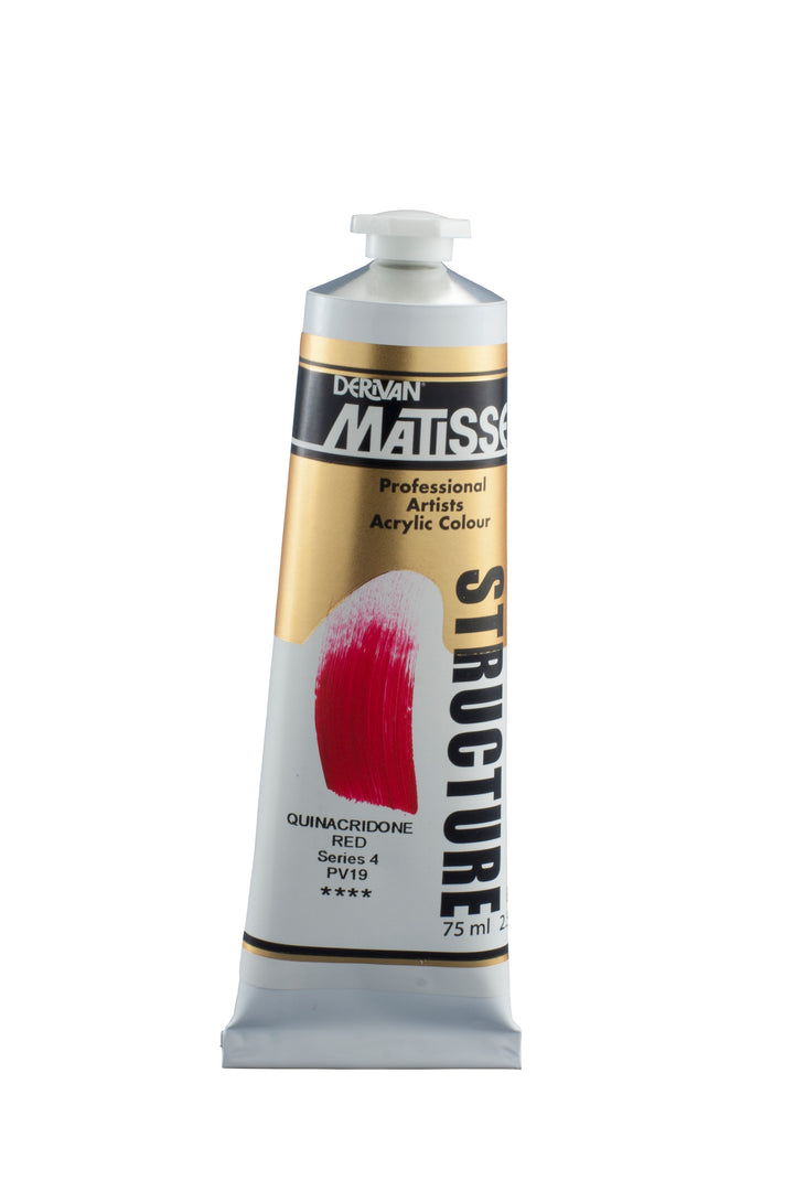 Matisse Structure Acrylic paint - Quinacridone red - 75ml