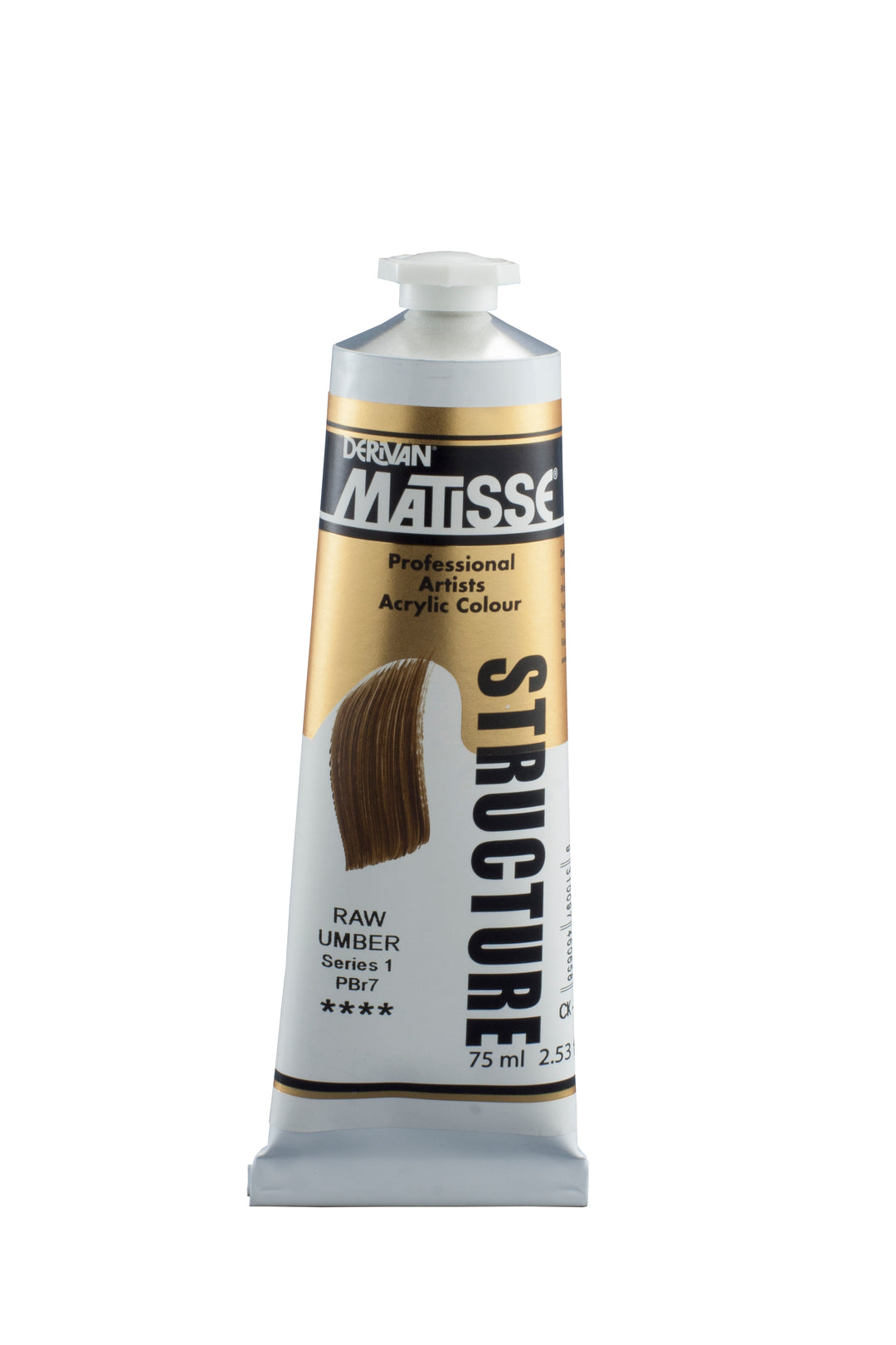 Matisse Structure Acrylic paint - raw umber - 75ml