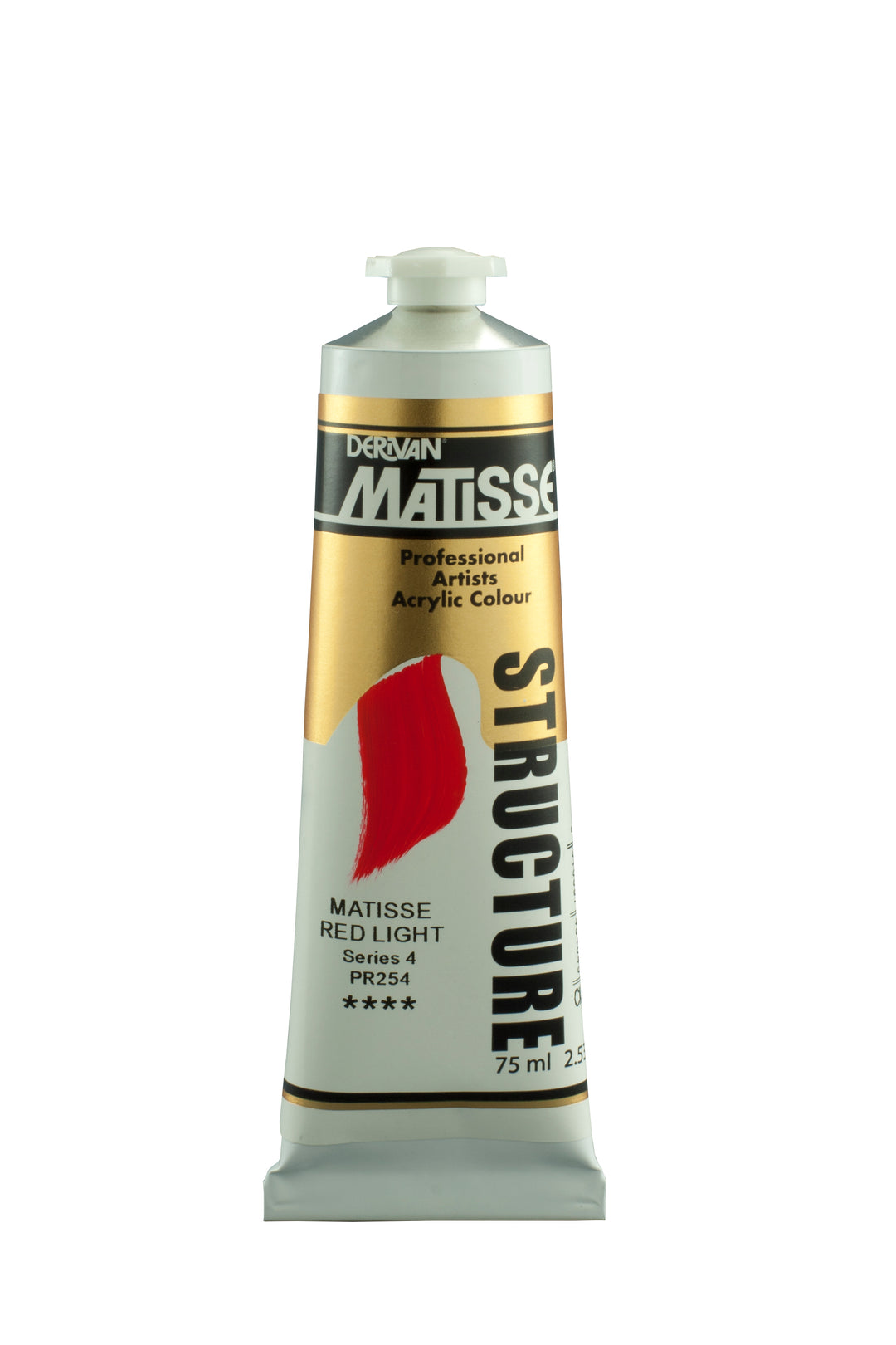 Matisse structure acrylic paint - red light - 75ml