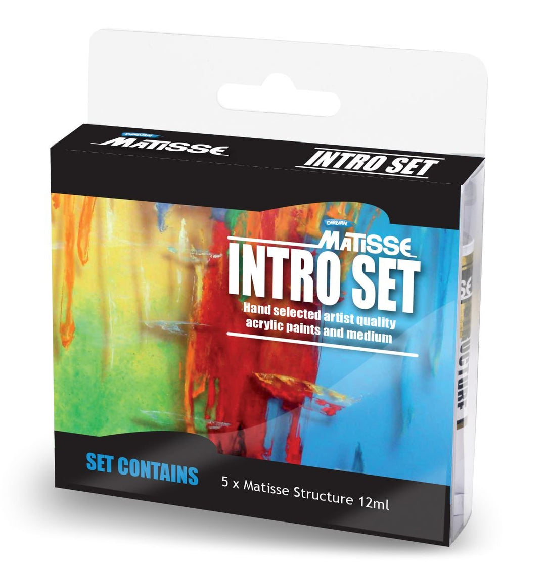 Matisse Intro Set - 5 x Matisse Structure 12ml - Duthy Street Art Supplies