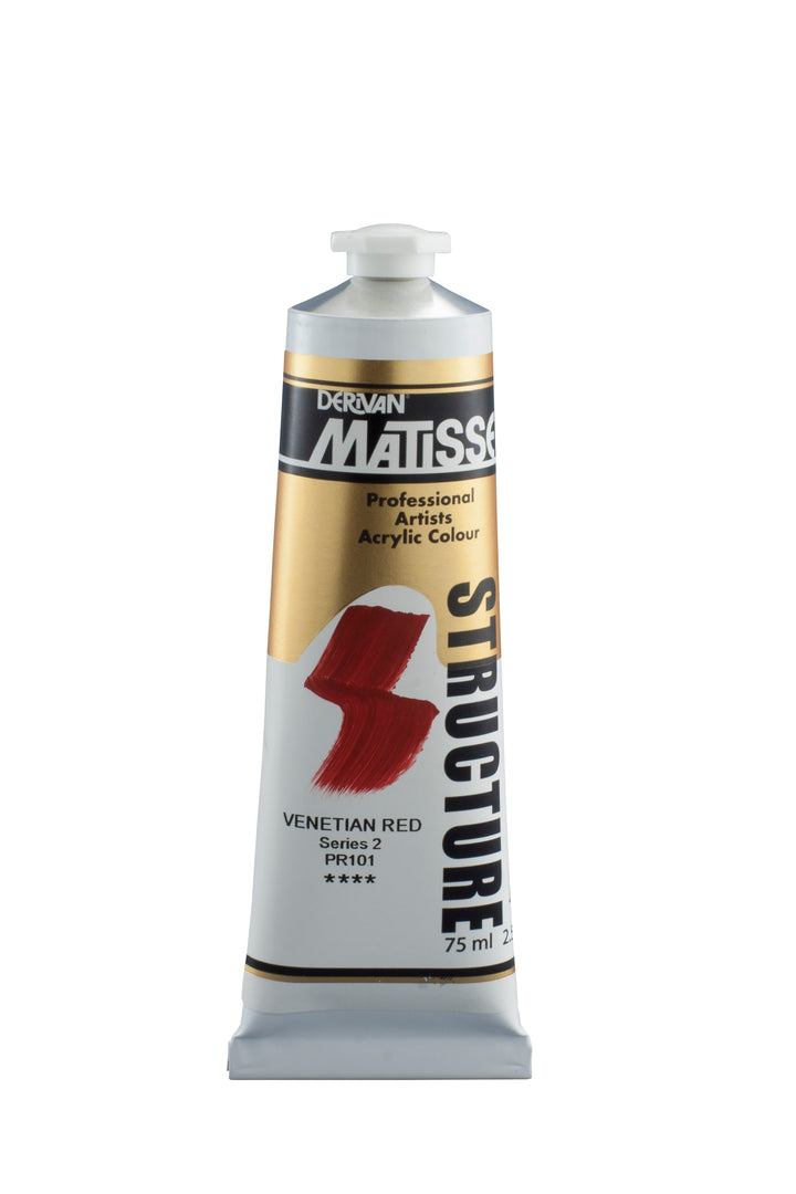 Matisse Structure acrylic - venetian red - 75ml