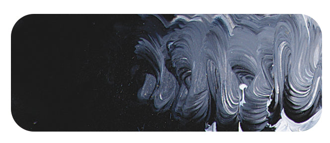 Matisse Structure Acrylic paint colour swatch - Carbon Black 