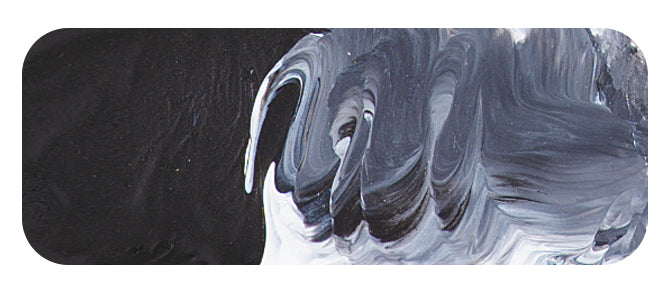 Matisse mars black acrylic paint colour swatch