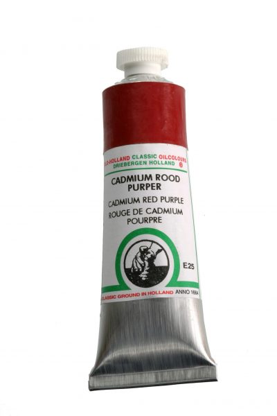 old holland classic oil pain - cadmium red purple - 40ml