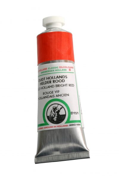 Old holland classic oil paint - bright red - 40mls