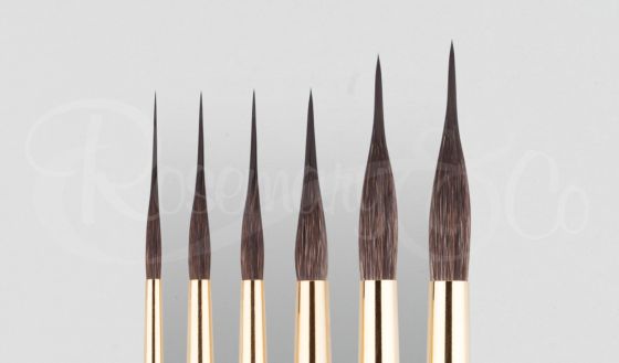 Rosemary & Co extended point brush for watercolour - series 336 - Size 6