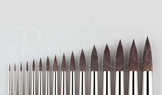 Rosemary & co pure squirrel hair series 42 for watercolour painting - Size 8