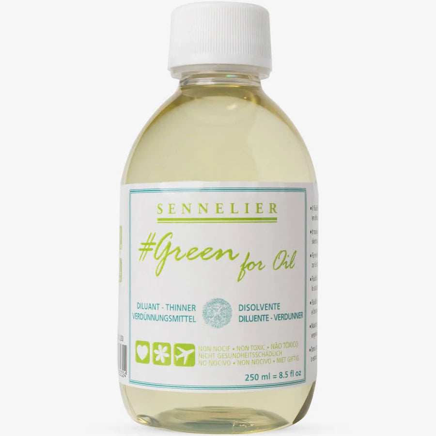 Sennelier Green for Oil Brush cleaner - Duthy Street Art Supplies