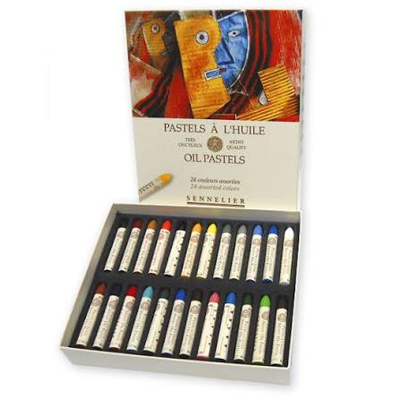 Sennelier oil pastels - 24 assorted colours