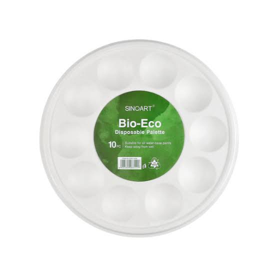 Sinoart Bio-Eco disposable palette - 10 pieces