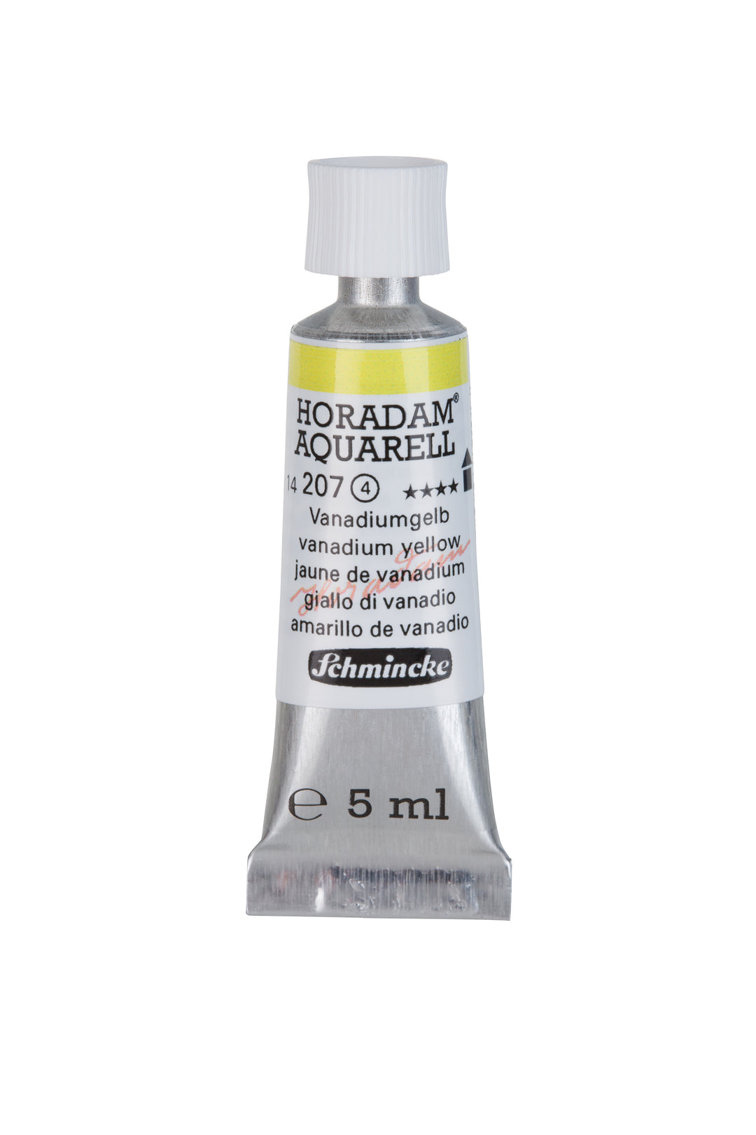 Schmincke Horadam Aquarell watercolor paint tube - vanadium yellow - 5ml