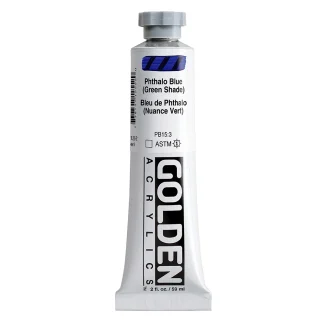 HB Phthalo Blue (Green Shade) – GOLDEN – 59ml – Series 4
