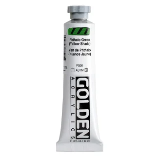 HB Phthalo Green (Yellow Shade) – GOLDEN – 59ml – Series 4