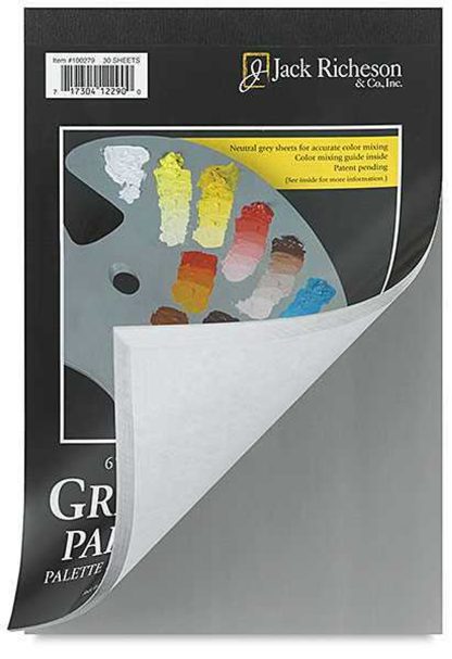 Grey Matters Disposable Paper Palette 9x12inch - Image 2