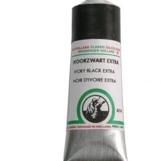 40 Mls Oils - A74- Ivory Black Extra - Old Holland