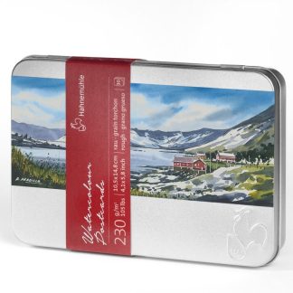 Hahnemuhle Watercolour Postcards 230gsm x 30 sheets in Tin