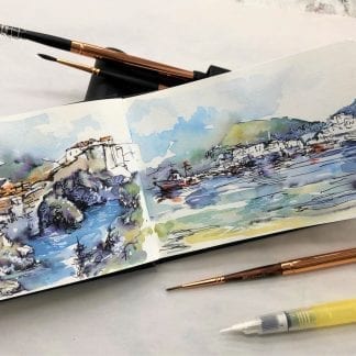 "LEARN TO SKETCH WITH WATERCOLOUR AND INK  - "BEGINNER'S INK AND WASH" Wednesday Evenings x 8 Weeks with Larissa Fraser